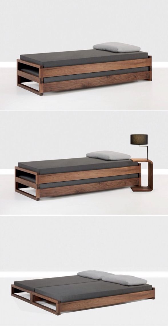 single bed converts to double