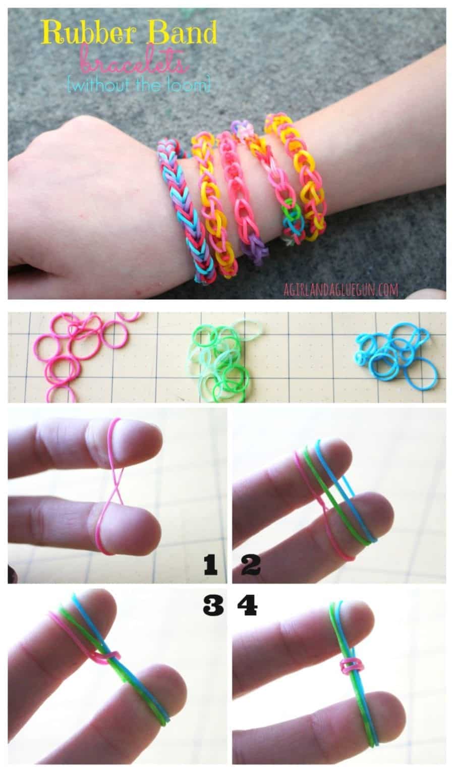 how do you make a loom band bracelet