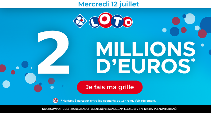 fdj loto 12 juillet 2023