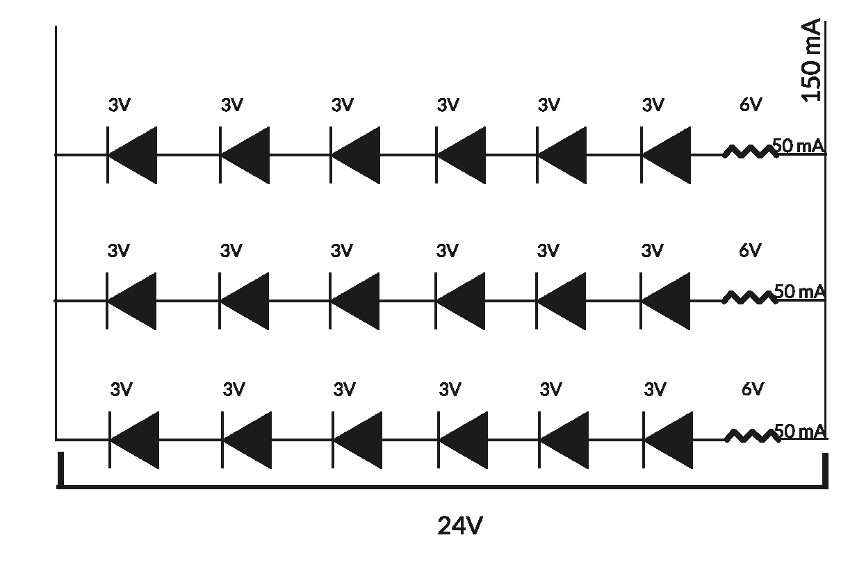 led strip light circuit diagram