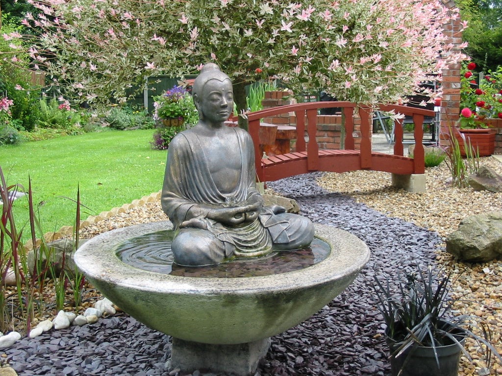 buddha fountain for garden