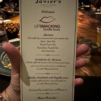 javiers las vegas menu