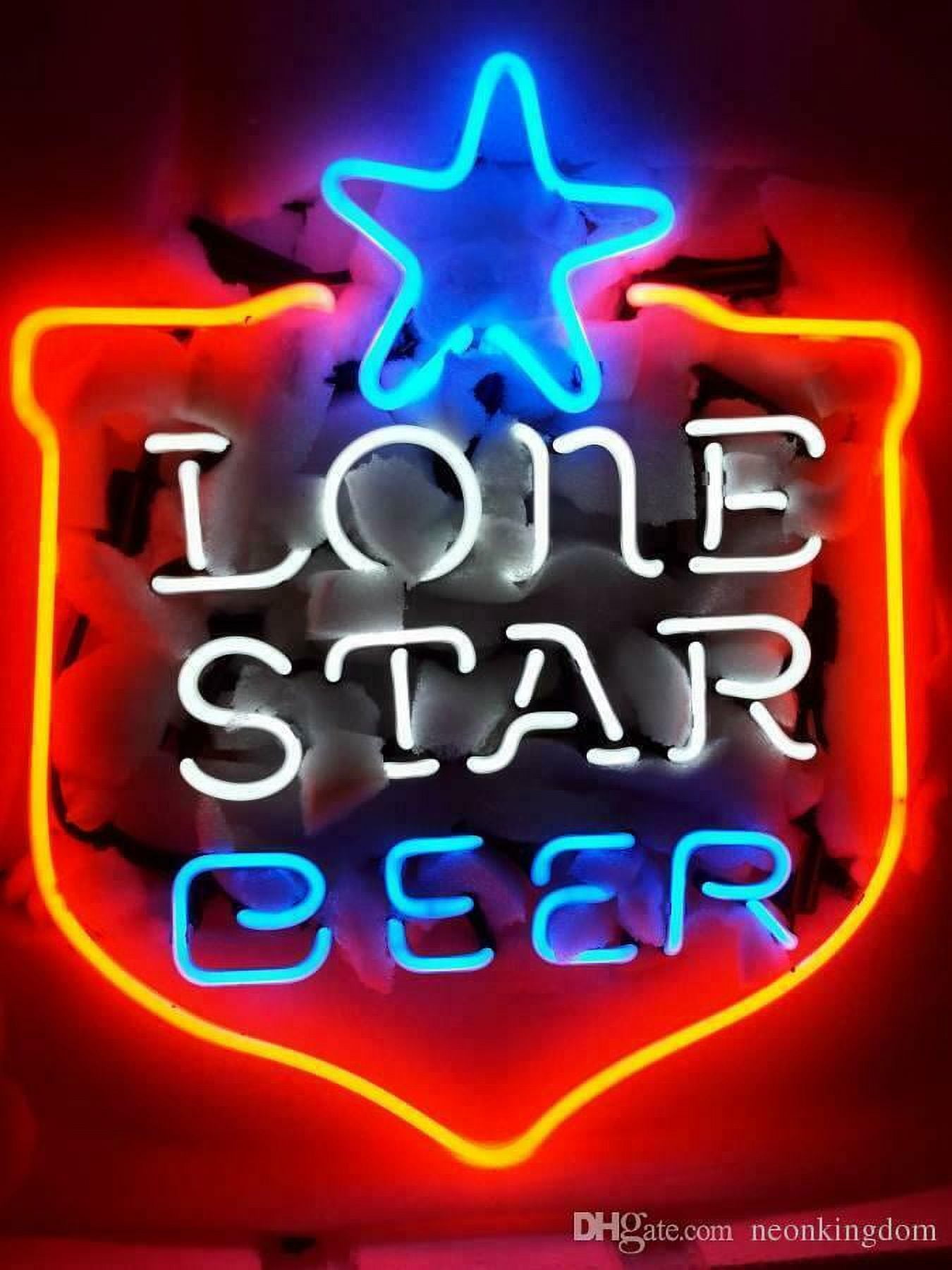 lone star neon sign