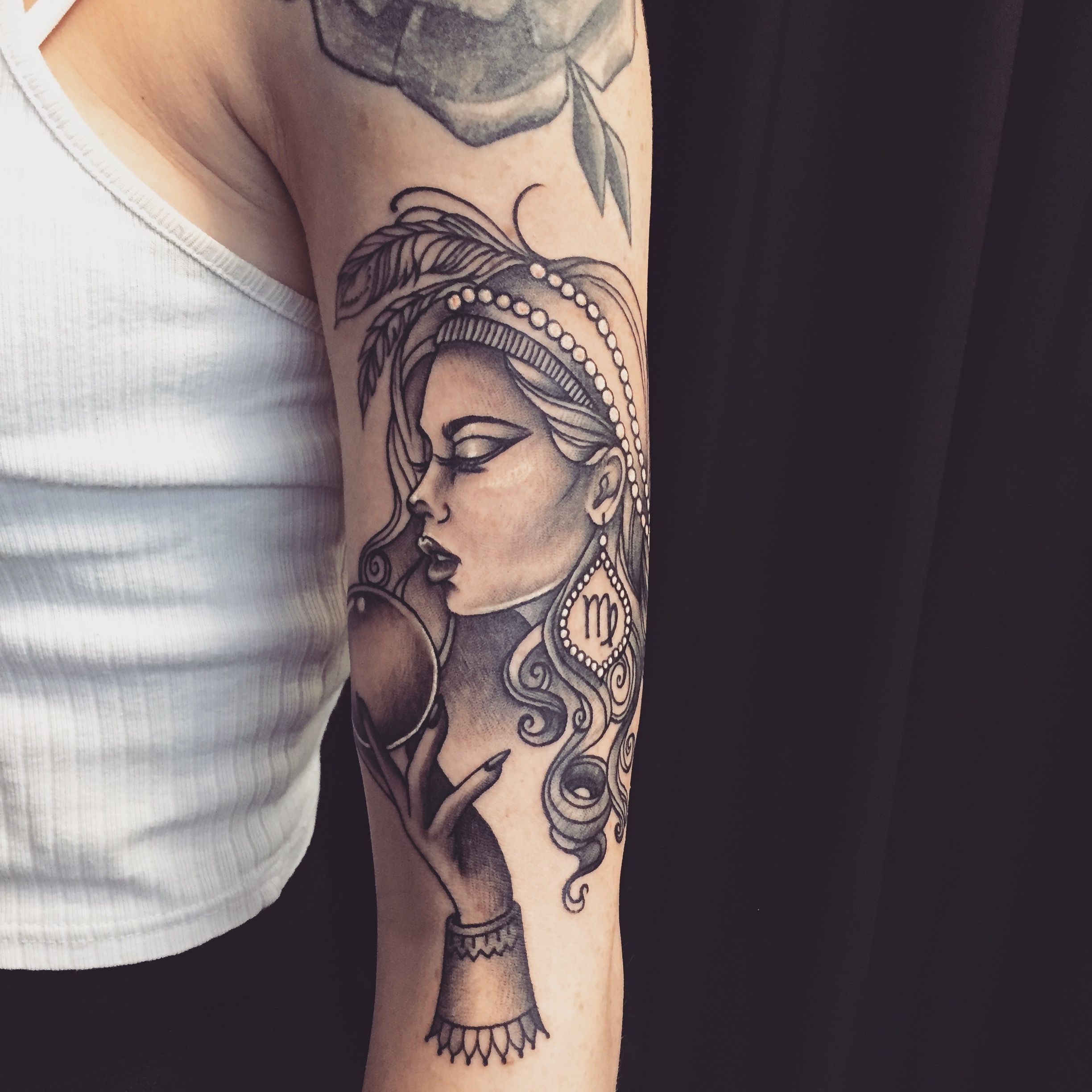 virgo tattoo sleeve