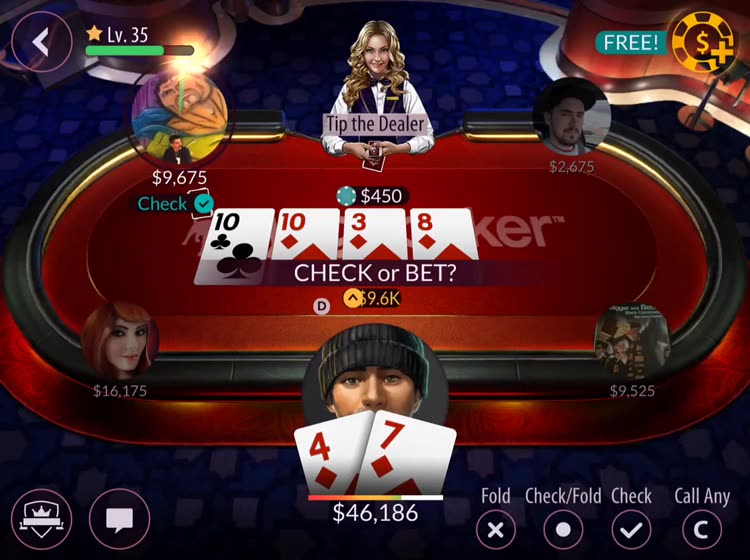 zynga poker texas holdem online