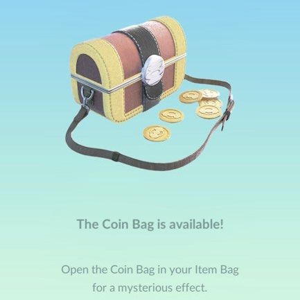 coin bag pokémon go