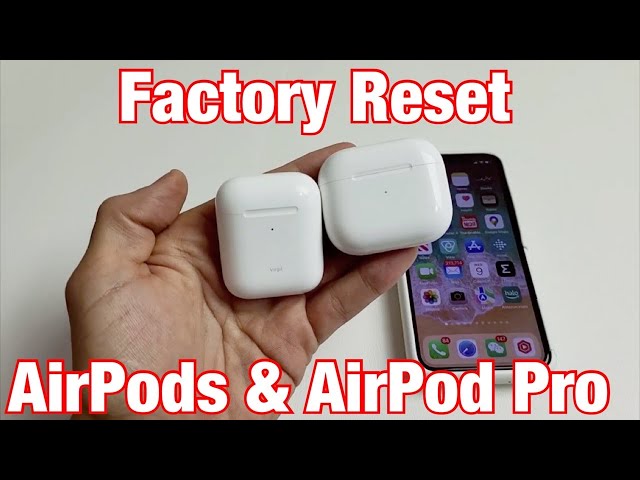 reset airpods