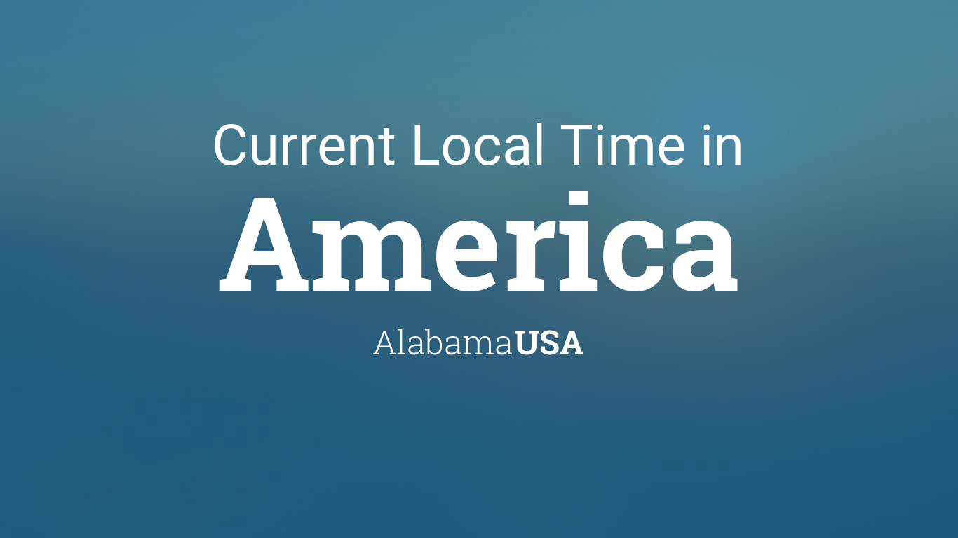 current time in alabama us