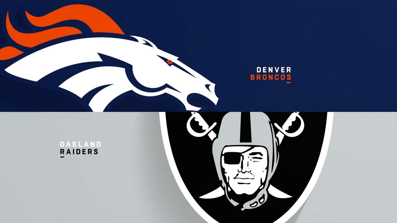 denver broncos and oakland raiders