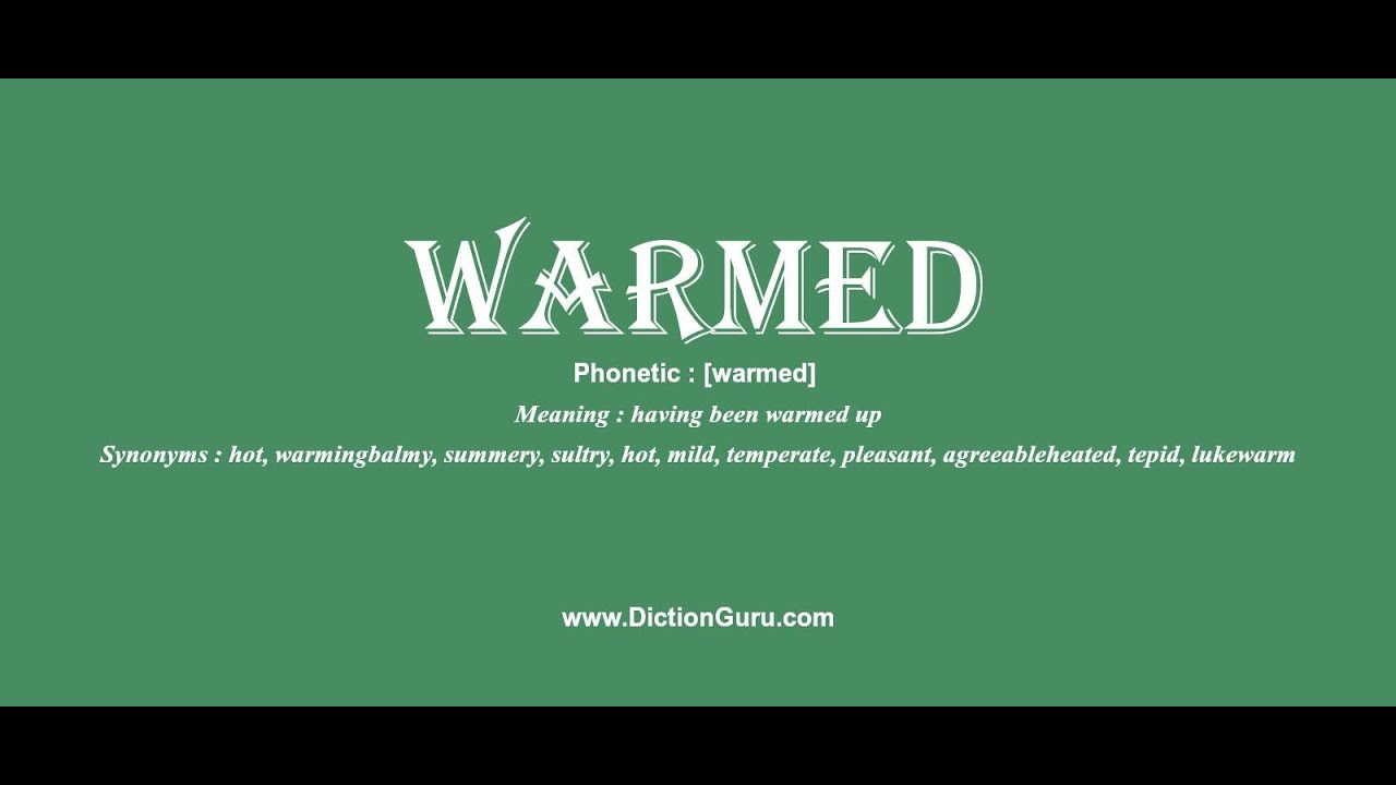 warmed up synonym