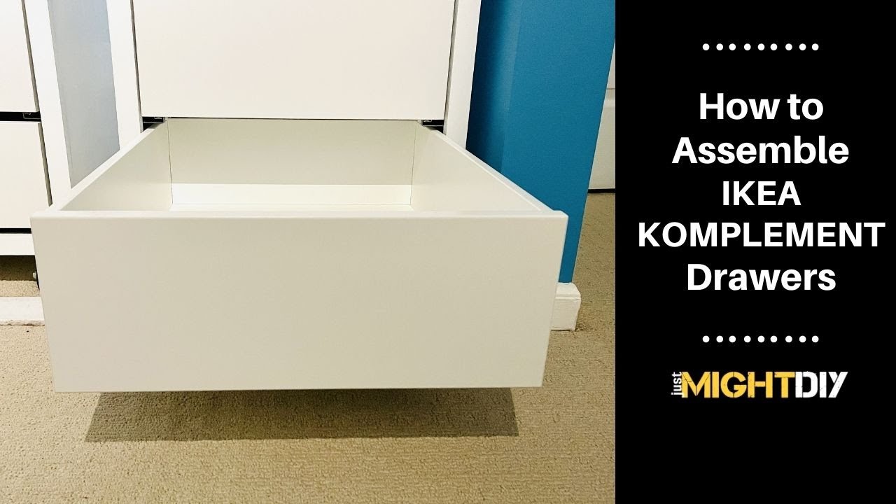 how to install komplement drawers