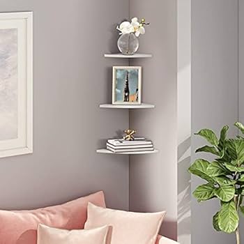 corner wall hanging shelf