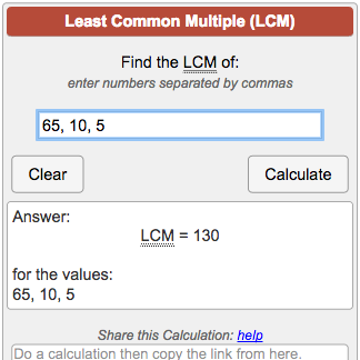 lowest common multiple of 12 and 21