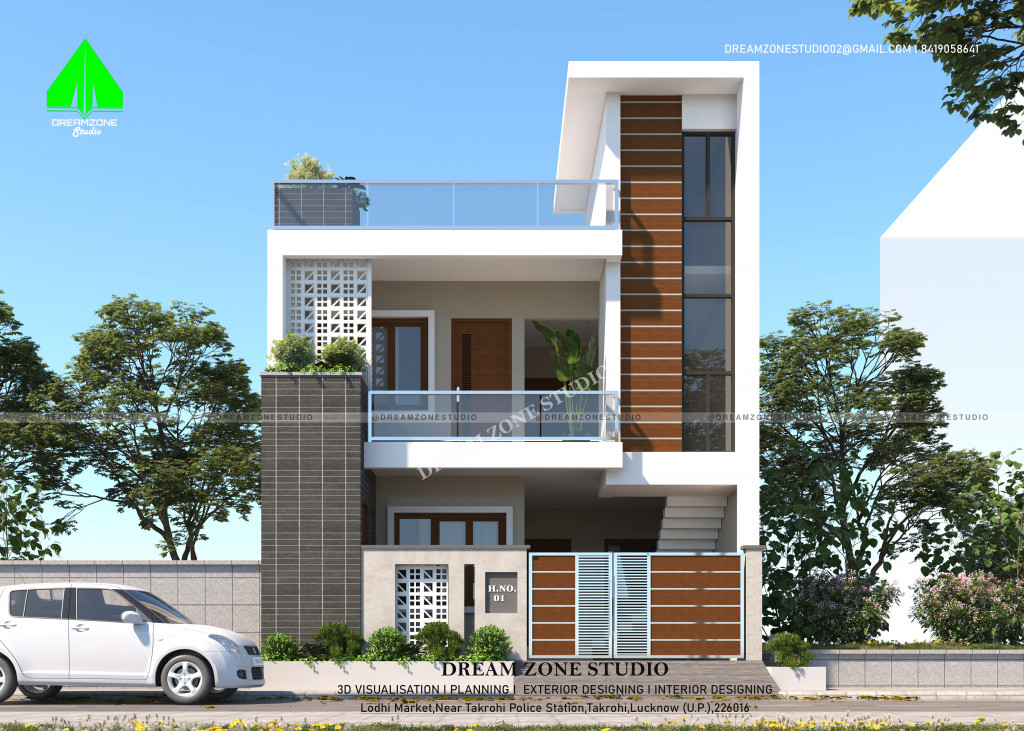 duplex 3d elevation