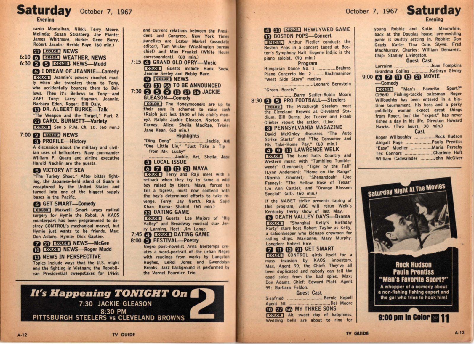 television guide listings