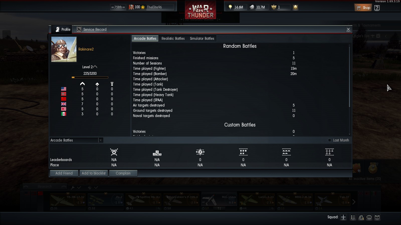 war thunder levels