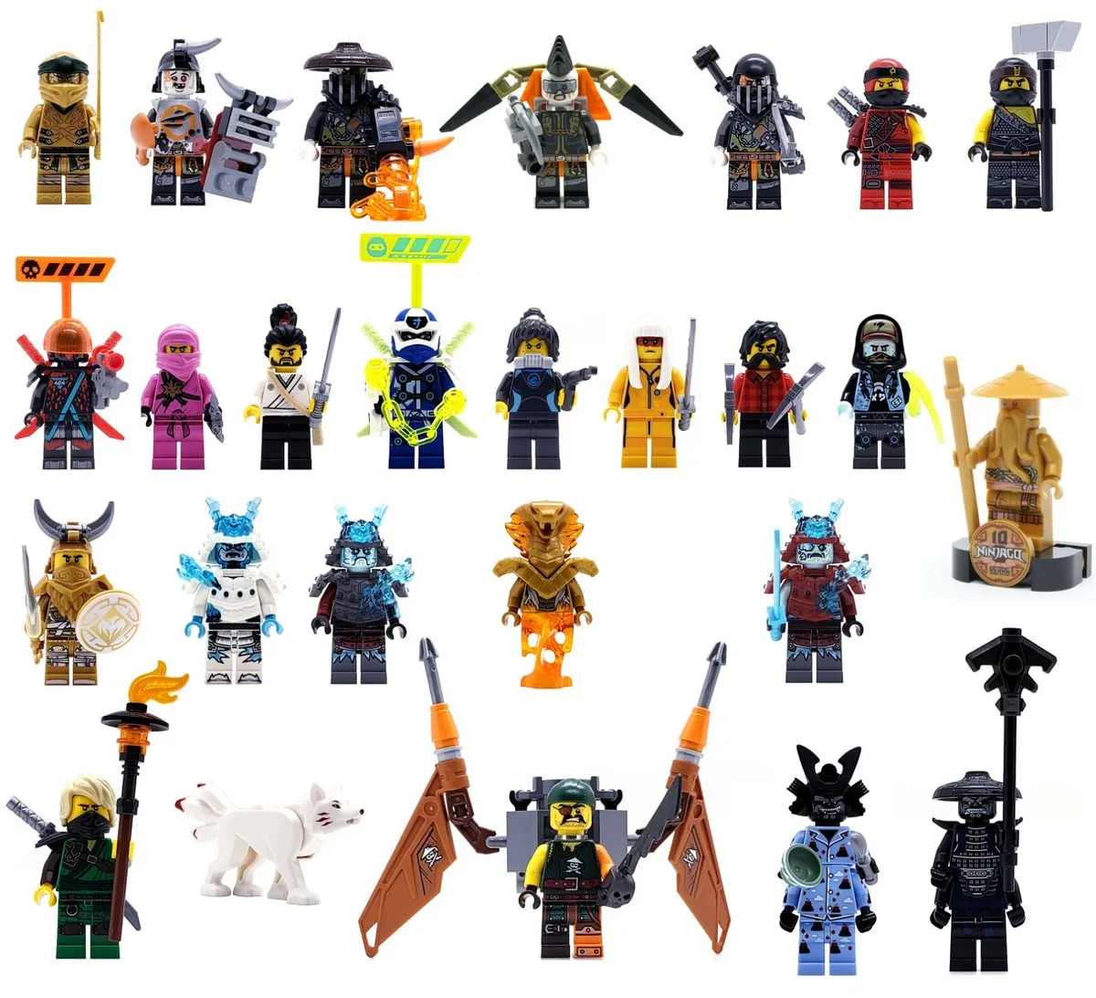 lego ninjago minifigures