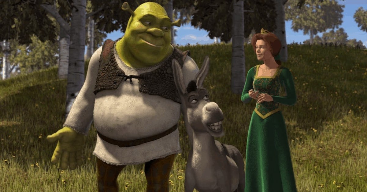 princess fiona and donkey