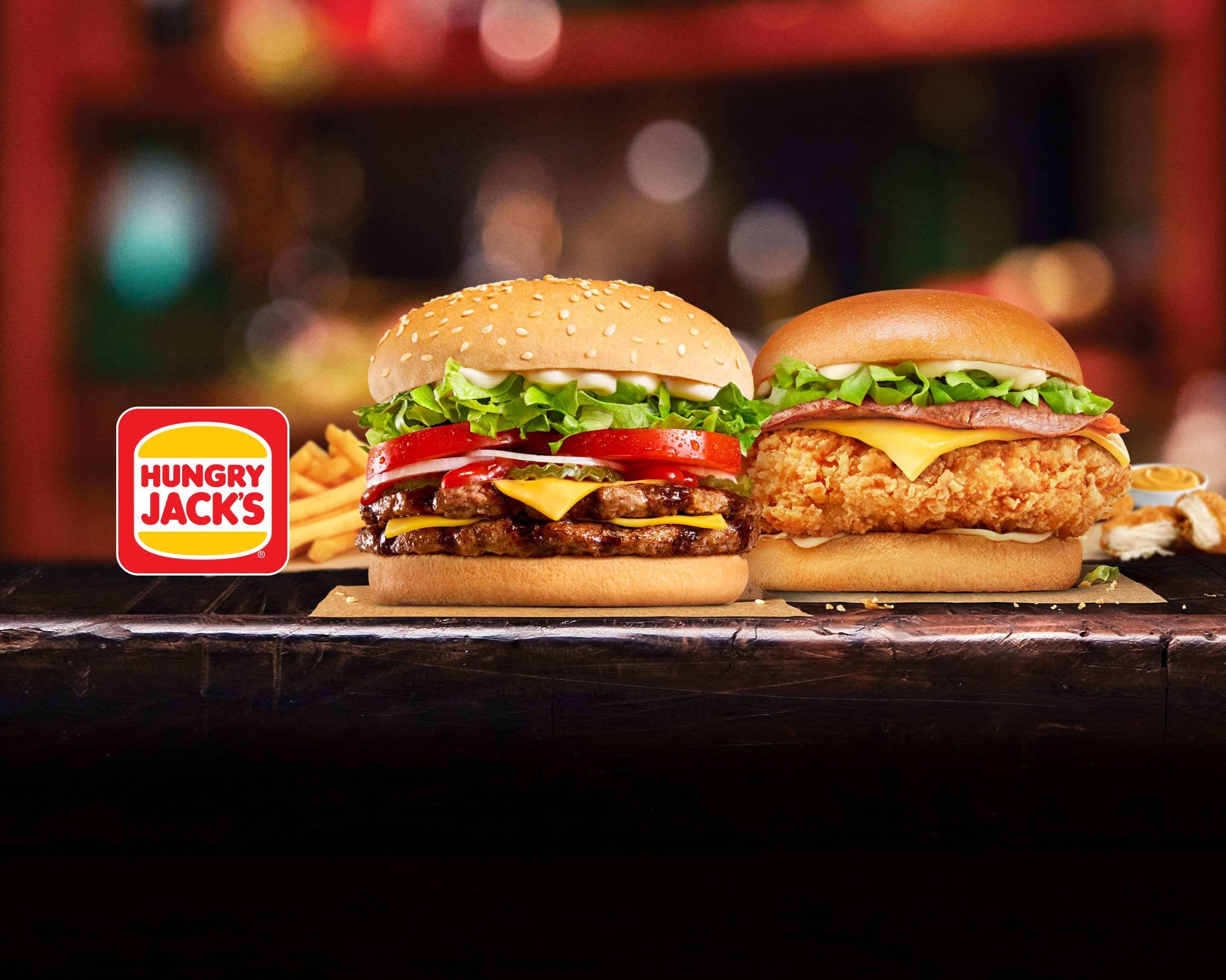 hungry jacks burgers ross river