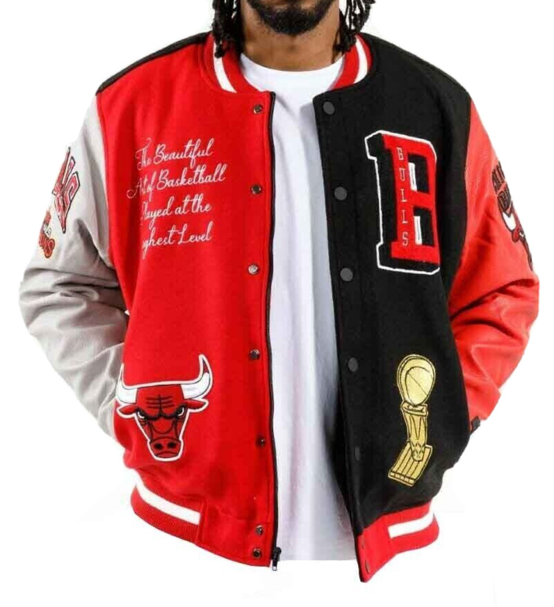 varsity chicago bulls jacket