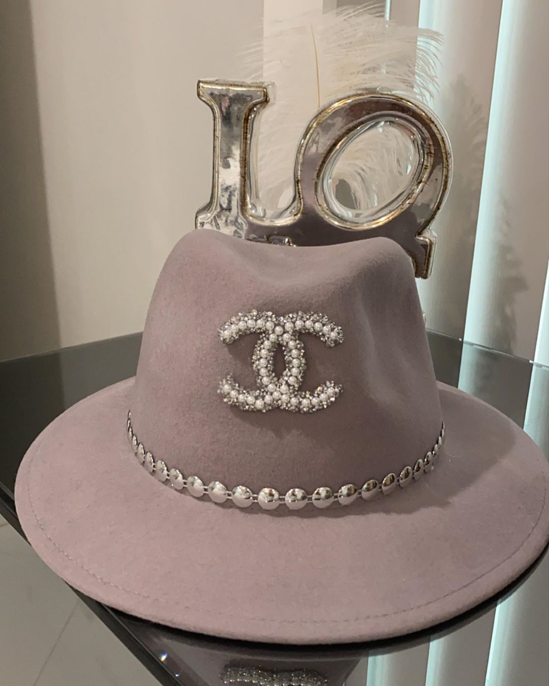 chanel fedora hat