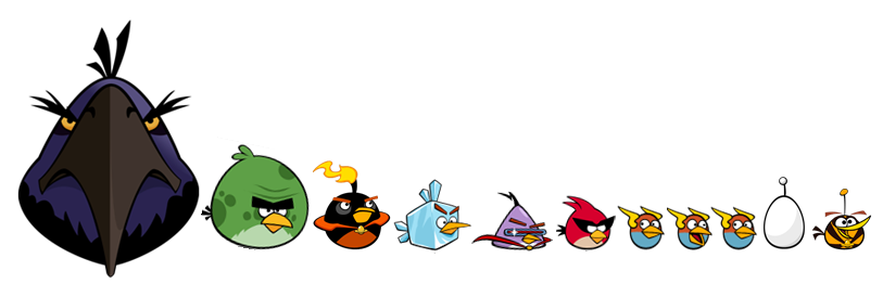 angry birds space characters