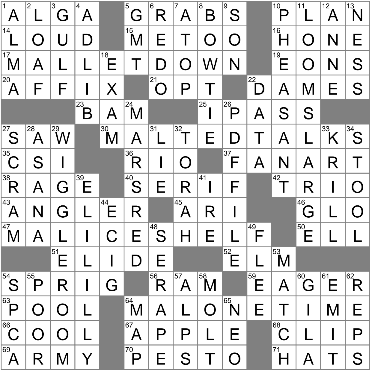 influence crossword puzzle clue