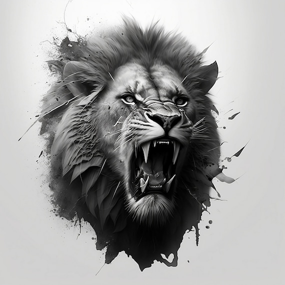 lion tattoo design