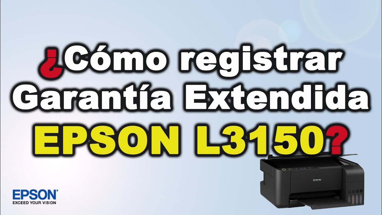 registrar garantía epson