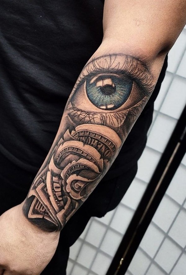 meaningful unique forearm tattoos