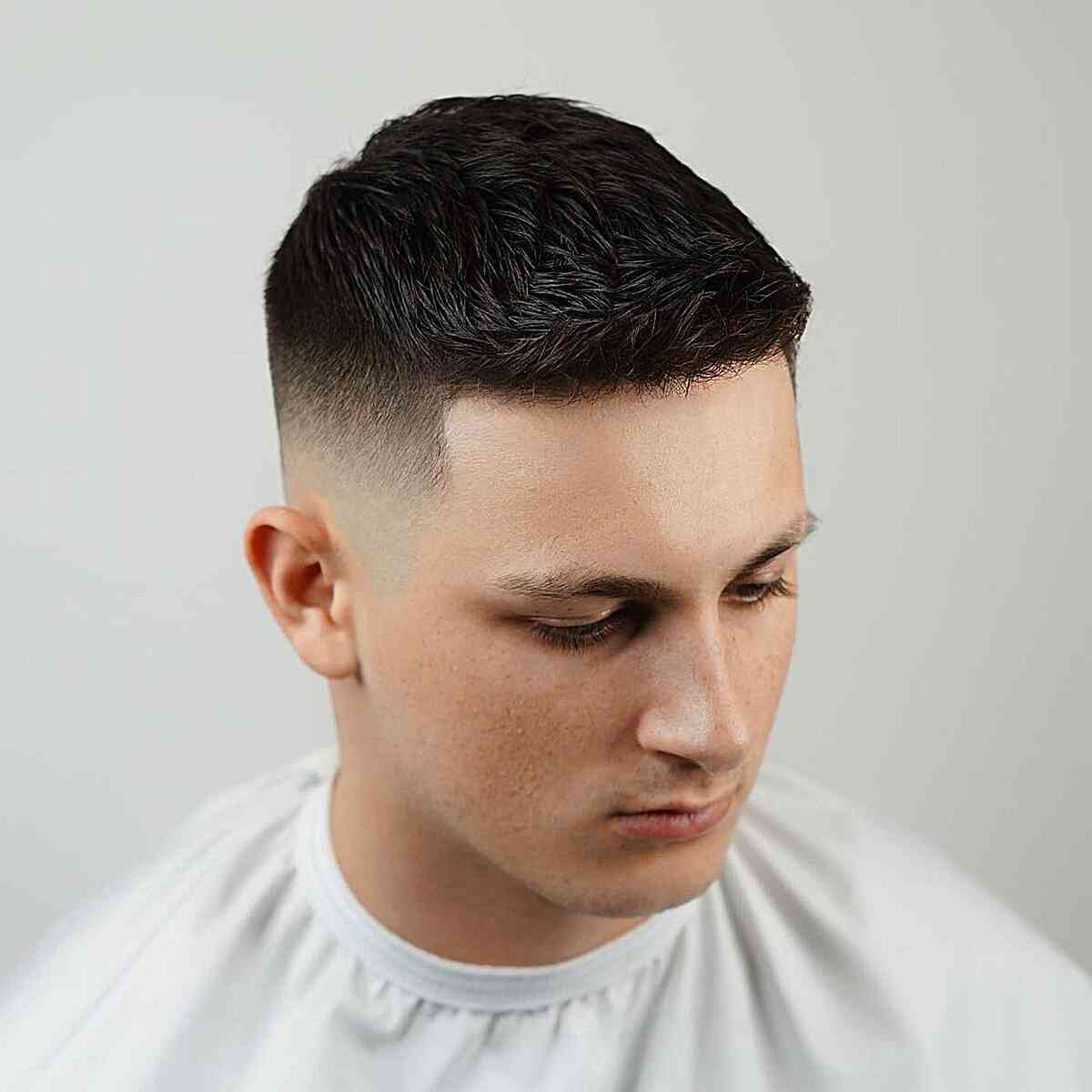 short fade side haircut