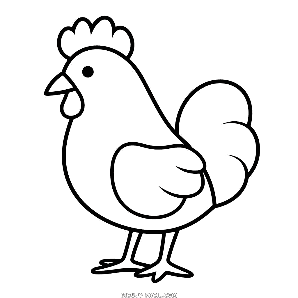 imagenes de un gallo para dibujar