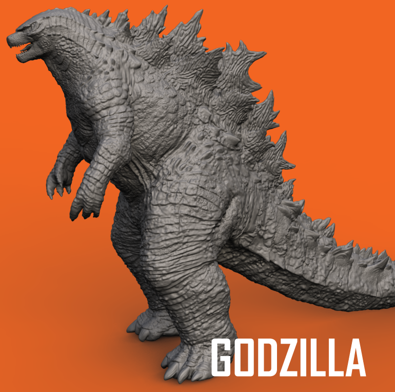 godzilla 3d model