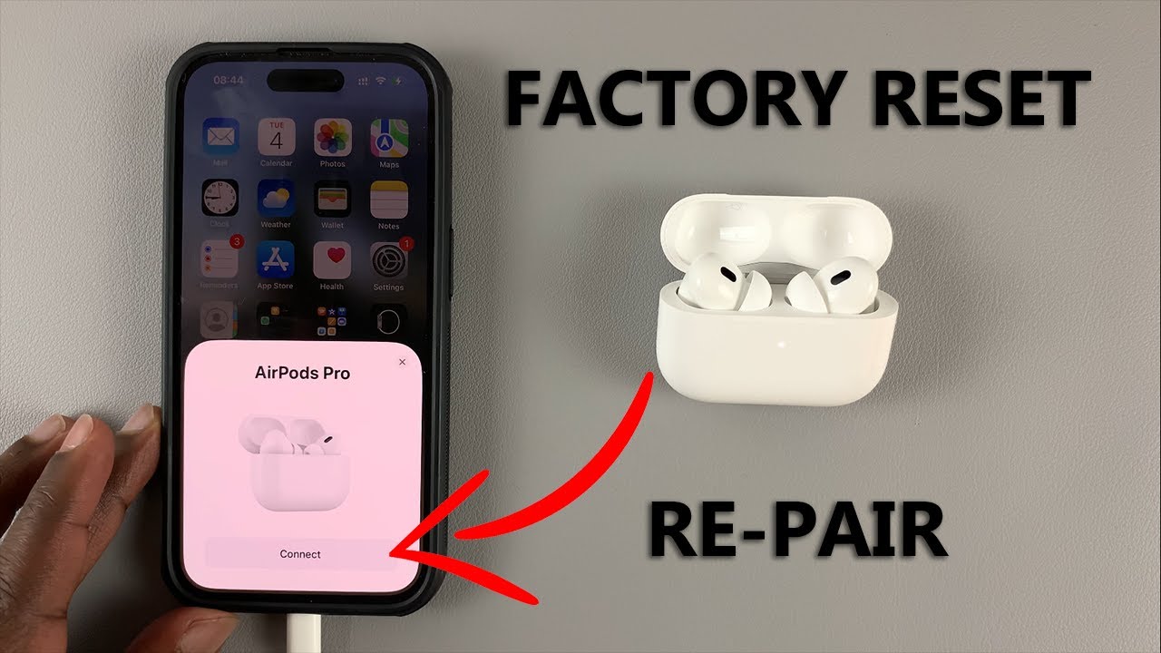 factory resetting airpods