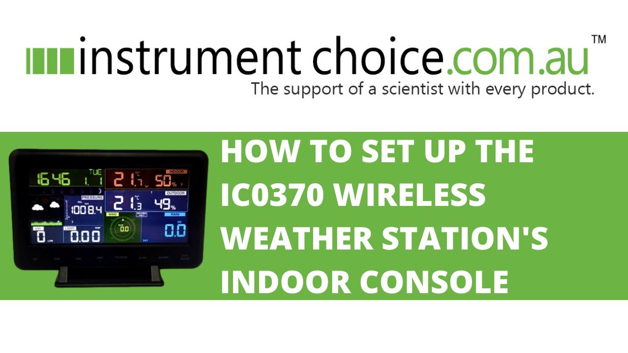 instrument choice weather station