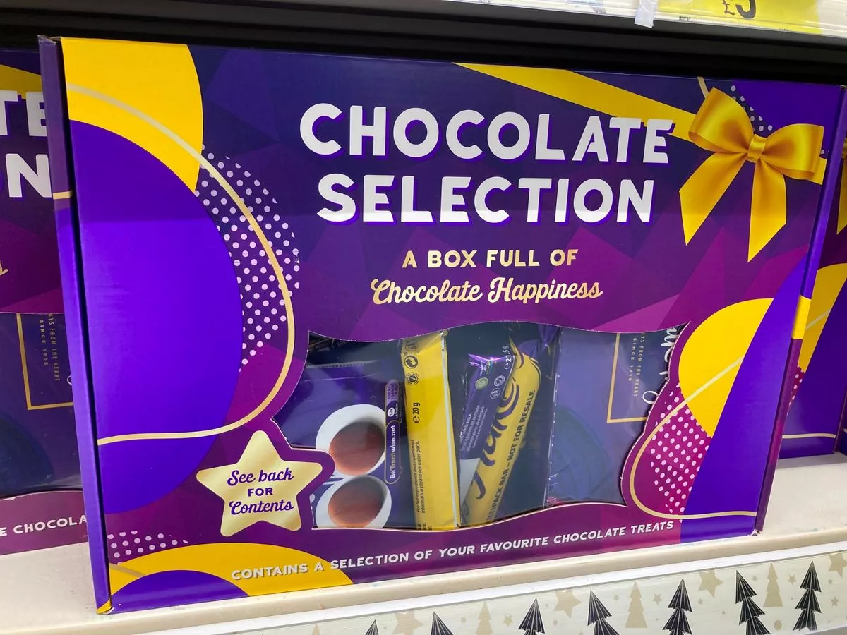 cadburys selection boxes b&m