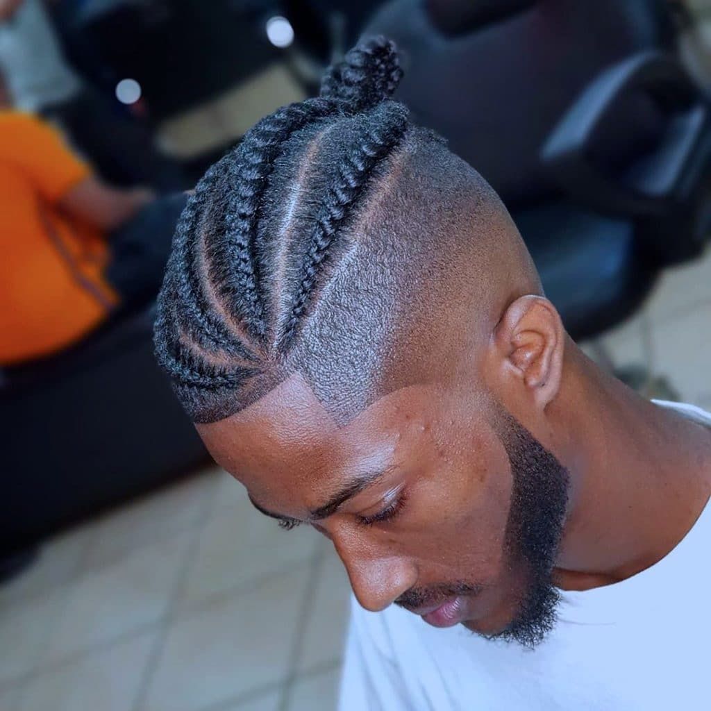 braids and a fade