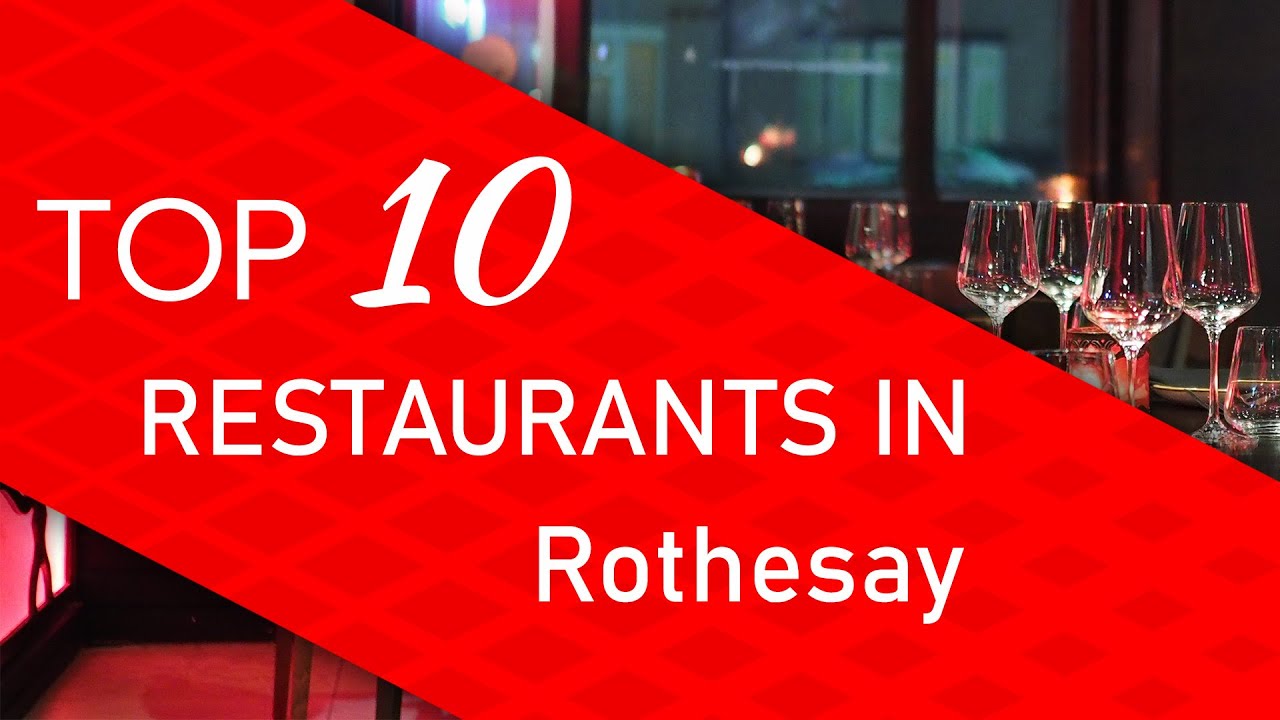 restaurants in rothesay