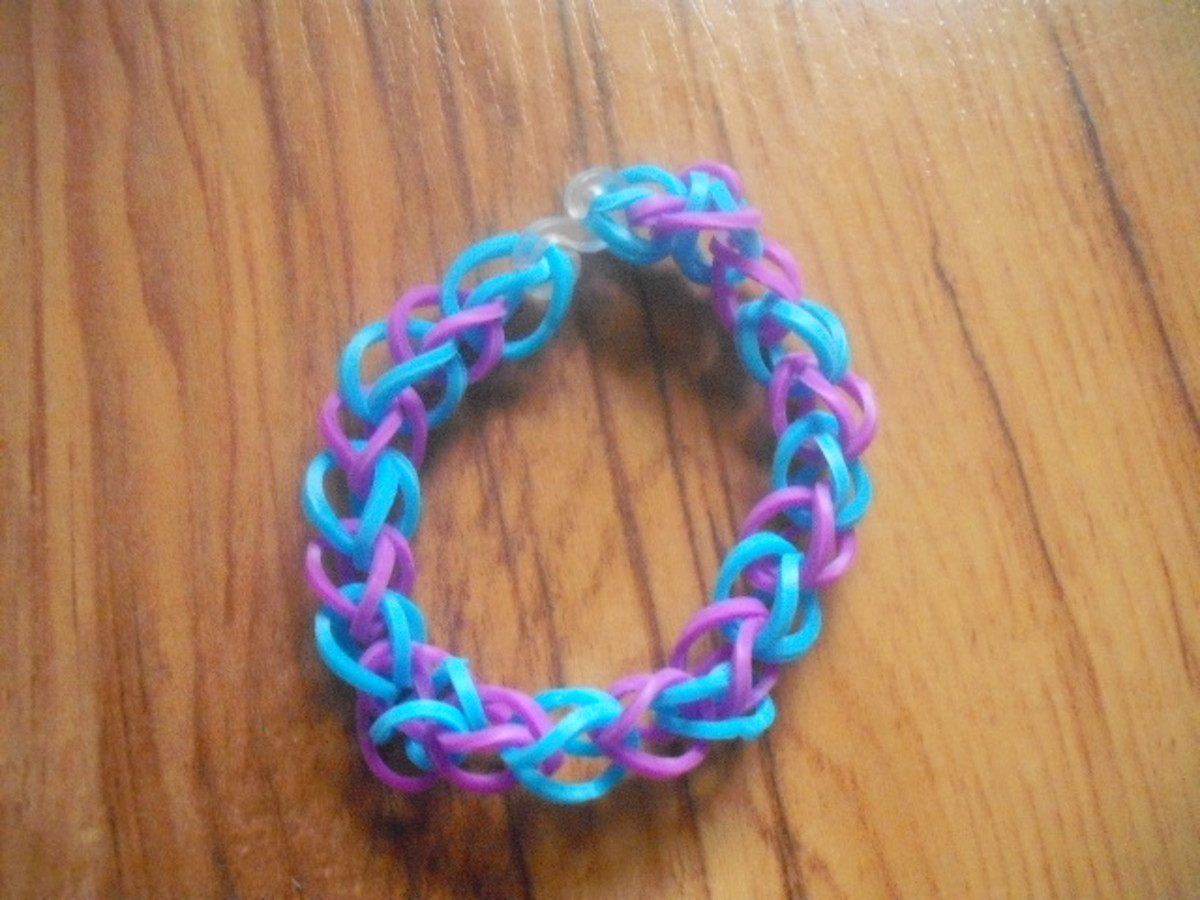 how to make easy loom band bracelets