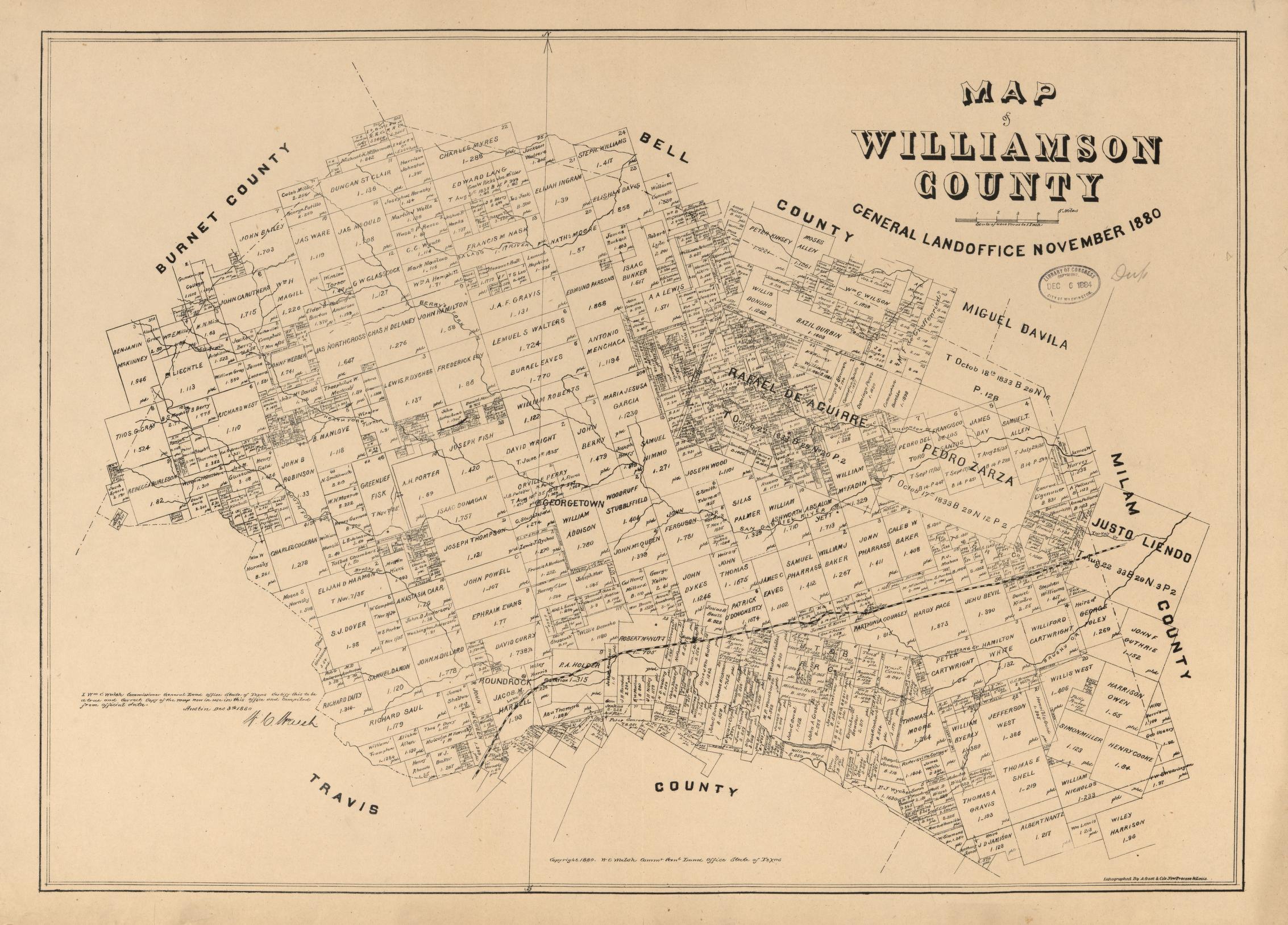 williamson county plat map