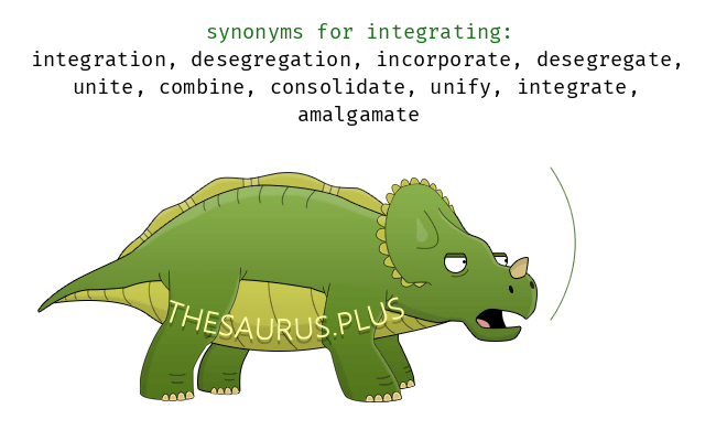 synonyms for integrate