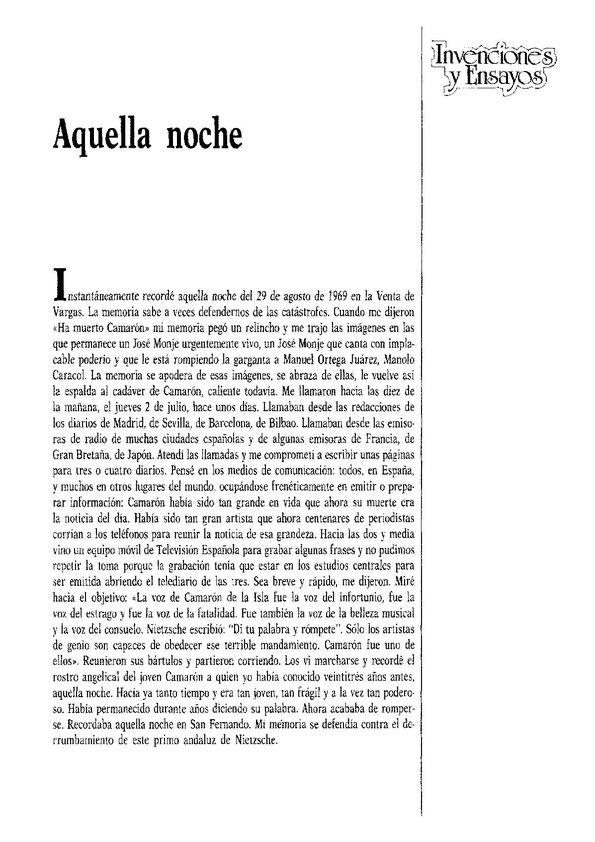 aquella noche letra