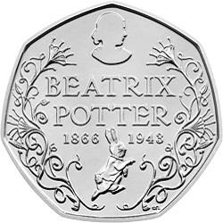 value 50p beatrix potter