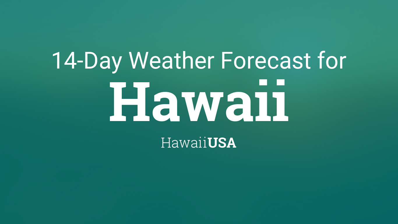 weather forecast for honolulu hawaii 14 days
