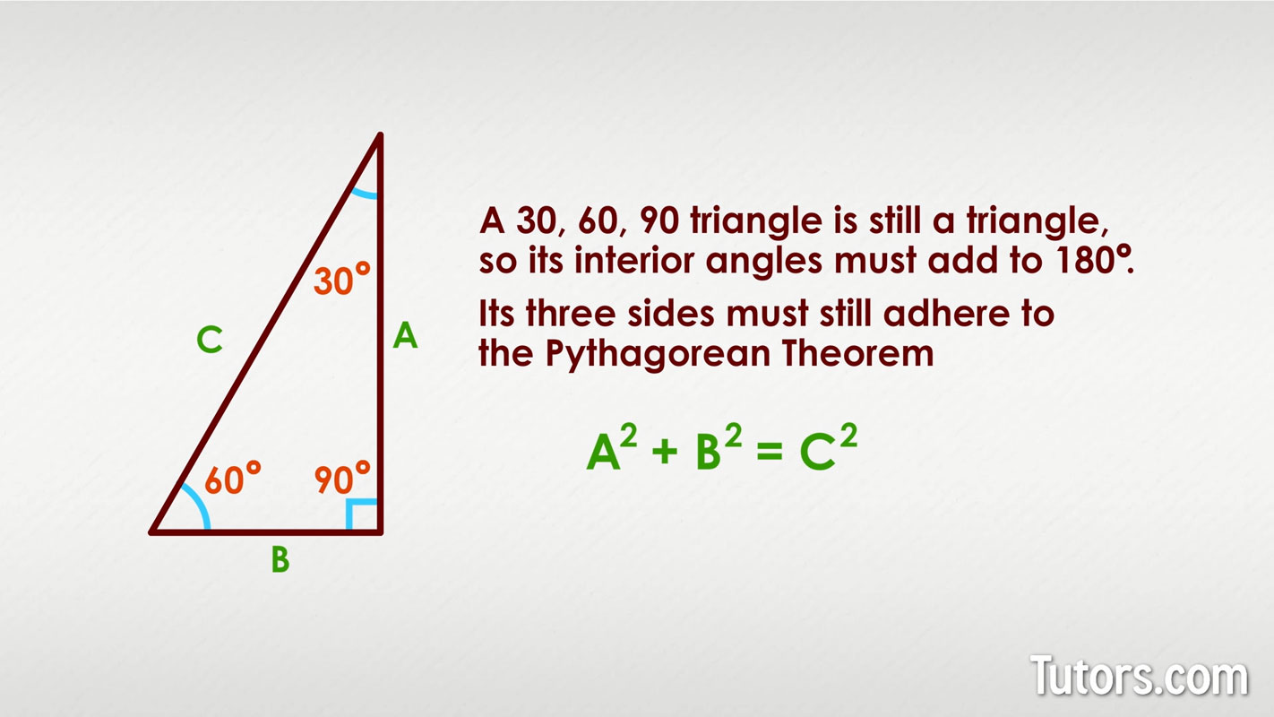 30 60 90 theorem formula