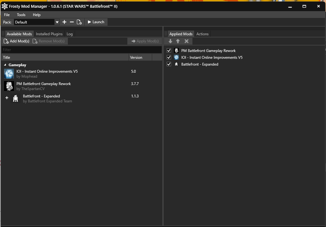frosty mod manager