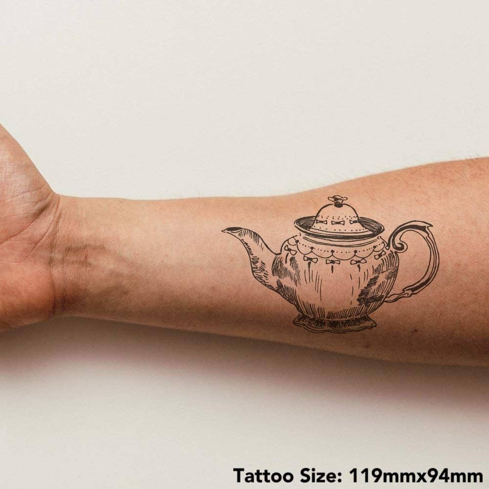 tea pot tattoo