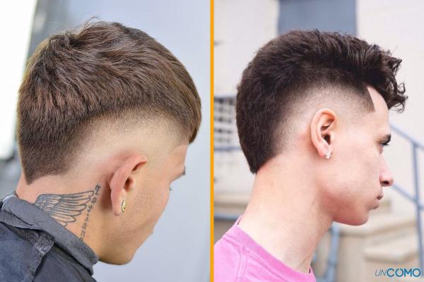 corte mohicano hombre corto