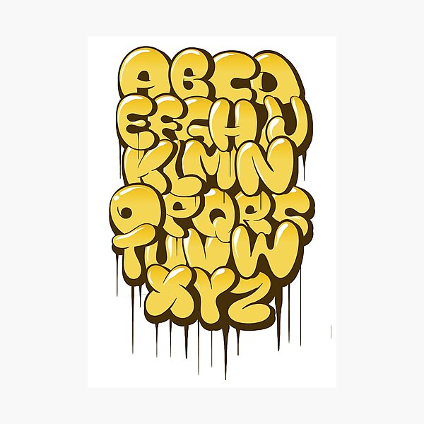 graffiti alphabet letters