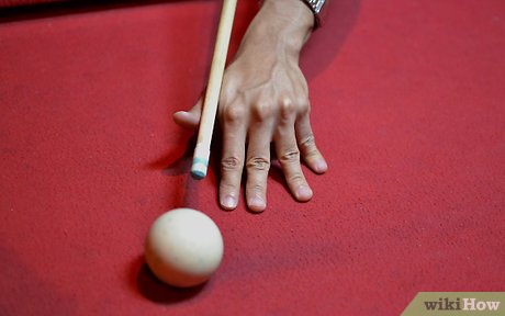 how to hold pool cue stick